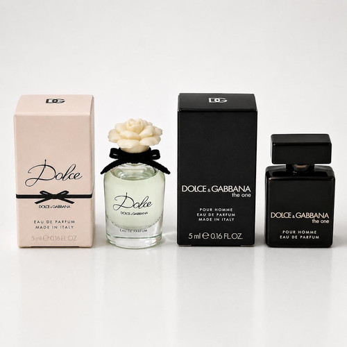 Dolce & Gabbana The One + Dolce EDP 5ml Mini Perfume Set of 2