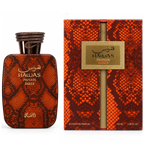 Rasasi Hawas Private Dulse Extrait  De Parfum 3.3 oz / 100 ml Unisex Spray