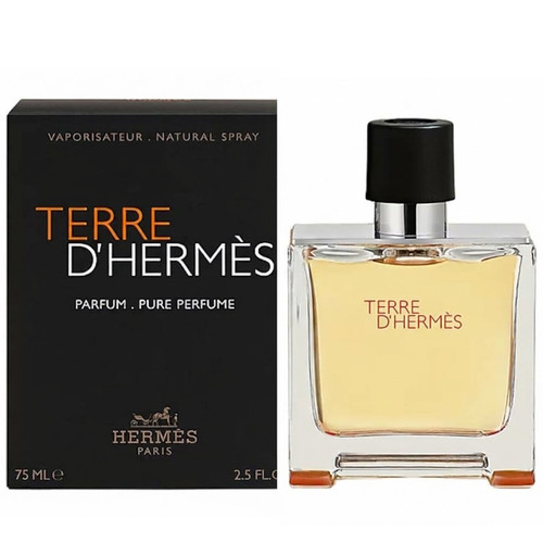 Terre D'Hermes by Hermes Parfum Pure Perfume 2.5 oz / 75 ml for Men