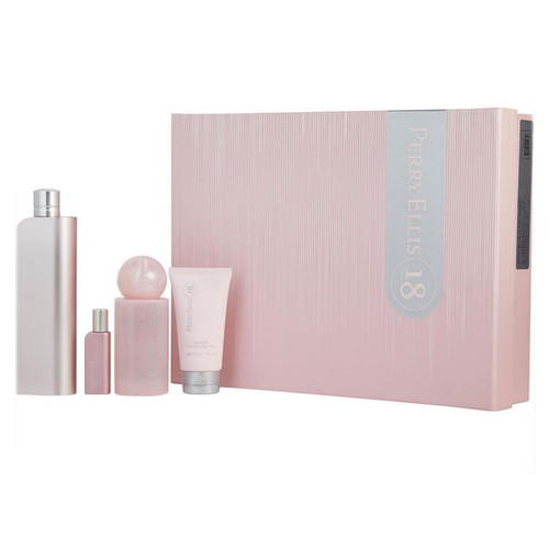 Perry Ellis 18 Eau de Parfum 4PCS Gift Set For Women