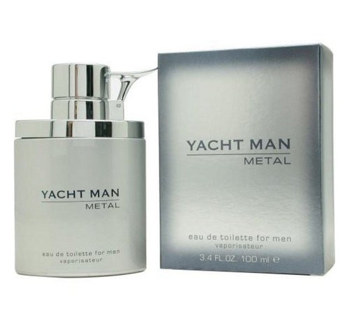 Yacht Man Metal 3.4 oz / 100 ML Eau De Toilette For Men 