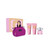 Versace Bright Crystal Eau de Toilette 4 Pc Women Gift Set- With Bag (NEW)