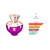 Versace Dylan Purple EDP 0.17 oz / 5 ml Women Splash