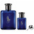Ralph Lauren POLO BLUE Parfum 3PC Gift Set for Men (4.2 oz, 1.36 oz, Funnel)
