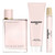 Burberry Her 3PC Gift Set 3.4oz EDP + .33oz Mini Spray + 2.5oz Body Lotion