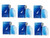 Nautica Blue Eau De Toilette 3.4 oz / 100 ml For Men Pack of 6
