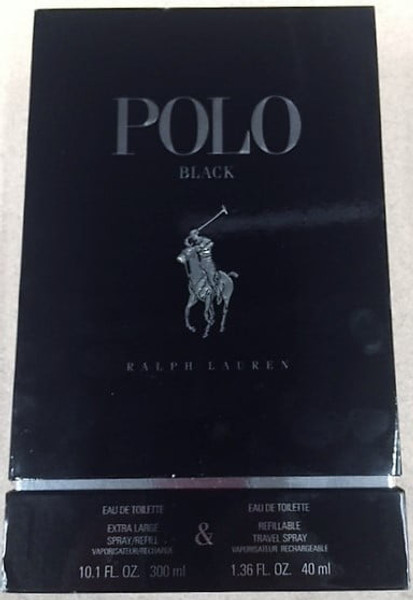 Polo Black Eau De Toilette Refillable 2 Pcs Gift Set For Men By Ralph Lauren