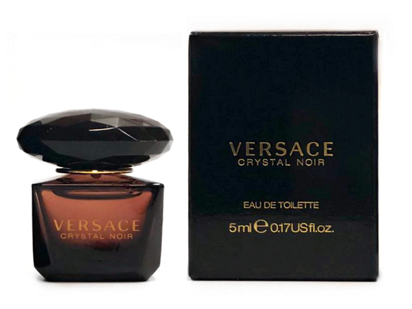 Versace Crystal Noir Eau de Toilette 0.17 oz / 5 ml Mini Splash For Women