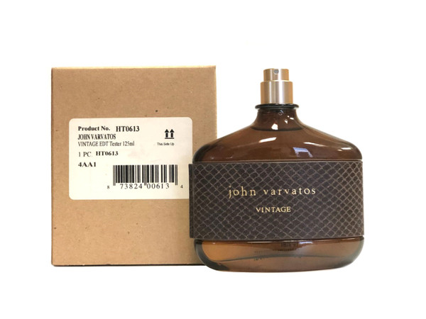 JOHN VARVATOS VINTAGE Eau De Toilette 4.2 oz For Men *In Brown Box*-JV4005