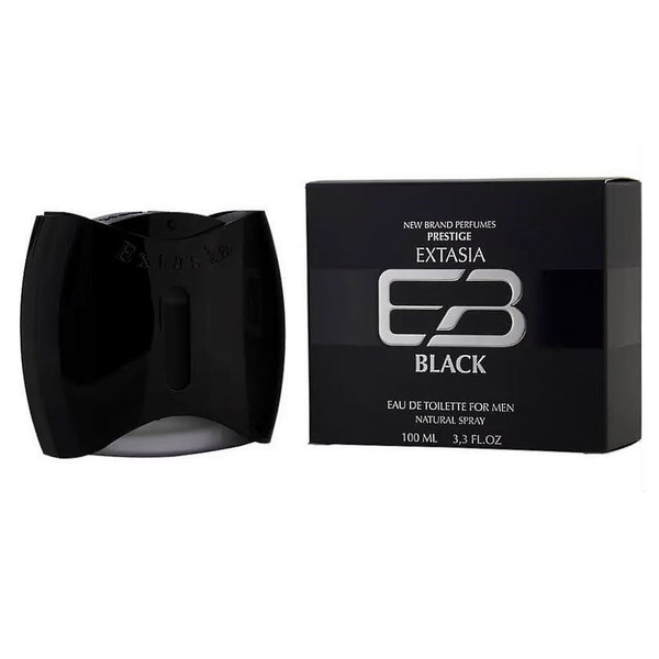 Extasia Black Eau De Toilette 3.3 oz / 100 ml Spray For Men