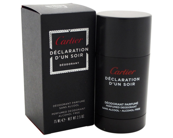 Cartier Declaration D'un Soir Deodorant Stick 2.5 oz / 75 ml For Men Sealed