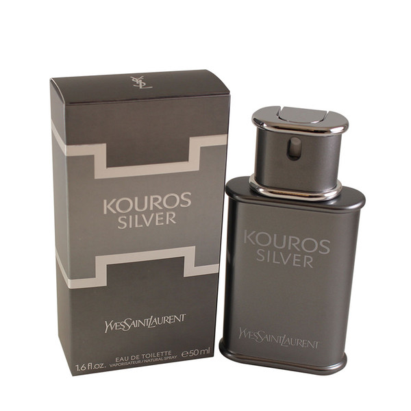 Kouros Silver By Yves Saint Laurent 1.6 oz / 50 ml Eau De Toilette For Men