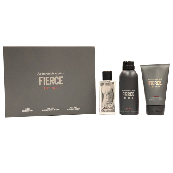Abercrombie & Fitch Fierce 3 Piece Gift Set For Men