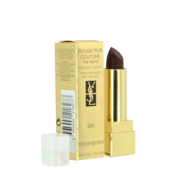 YSL Rouge Pur Couture The Mats 205 Prune Virgin Lipstick SAMPLE PACKING
