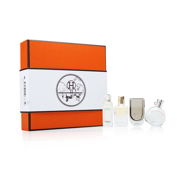 Hermes 4 Piece Set Miniature Fragrance Coffret (NOT SEALED)