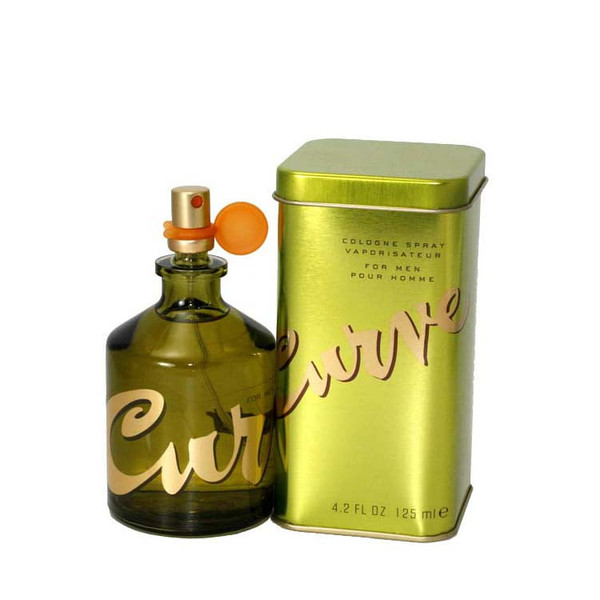 Liz Claiborne Curve Pour Homme Old Formula Cologne Spray 4.2 oz / 125 ml NIB
