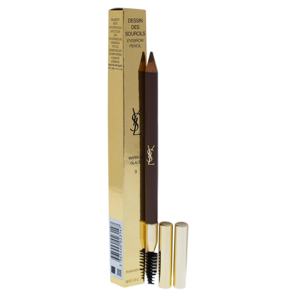 YSL Dessin Des Sourcils 3 Marron Glace Eye Brow Pencil 0.04 oz NEW IN BOX