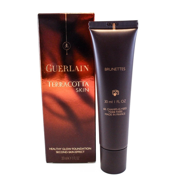 Guerlain Terracotta Skin Healthy Glow Foundation Brunettes 1.0 oz New In Box