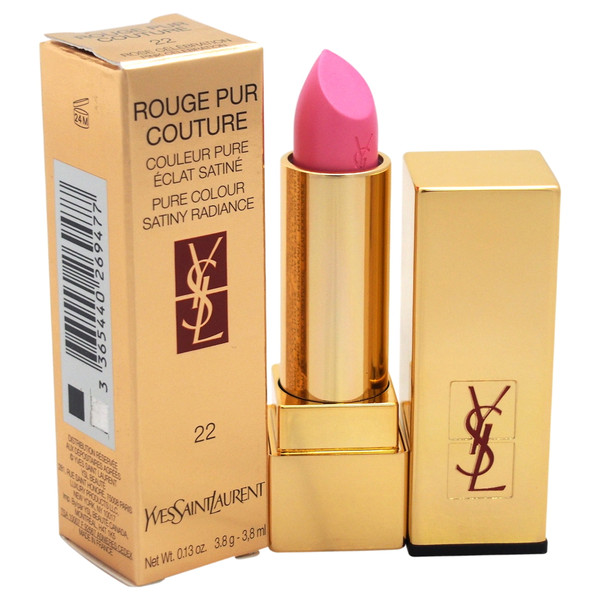 Yves Saint Laurent Rouge Pur Couture #22 Rose Celebration Lipcolor *New In Box*