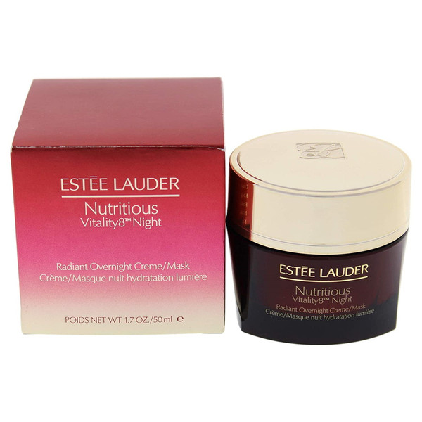 Estee Lauder Nutritious Vitality8 Night Radiant Overnight Creme/Mask 1.7 oz / 50 ml 