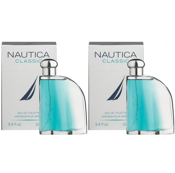 NAUTICA CLASSIC Eau De Toilette 3.4 oz / 100 ml For Men (Set of 2)