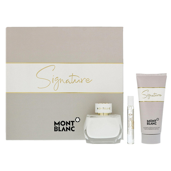 Mont Blanc Signature Eau de Parfum 3PCS Gift Set For Women 