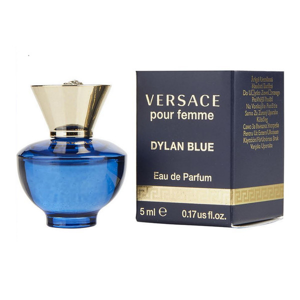 Versace Dylan Blue Pour Femme Eau de Parfum 0.17 oz/ 5 ml SPLASH