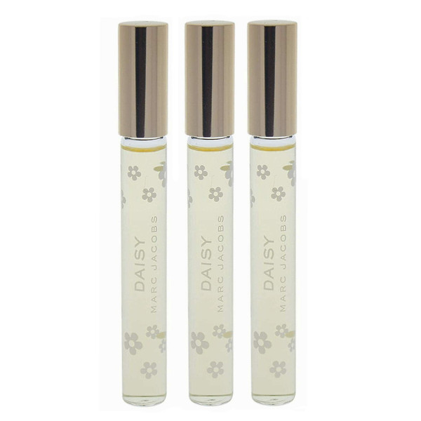 Marc Jacobs Daisy Eau De Toilette 0.33 oz / 10 ml Rollerball UNBOX ( SET OF 3)