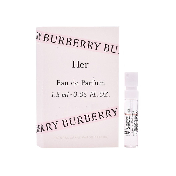 Burberry Her Eau de Parfum 0.05 oz / 1.5 ml Vial Spray (SET OF 10)