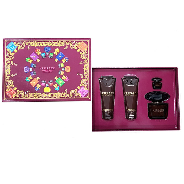 Versace Crystal Noir Eau de Toilette 4PCS Gift Set For Women