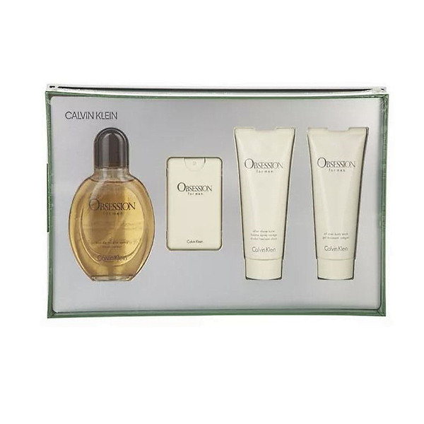 Calvin Klein Obsession 4PCS Eau de Toilette Gift Set For Men