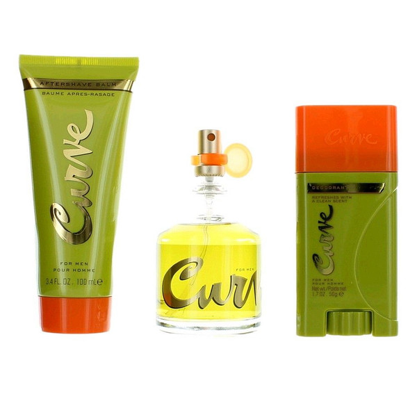 Curve Cologne 3PCS Gift Set For Men 