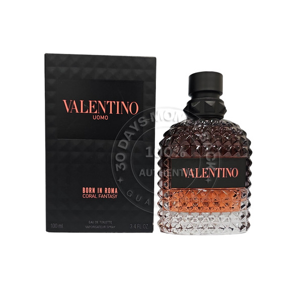 Valentino Uomo Born in Roma Coral Fantasy Eau De Toilette 3.4 oz / 100 ml For Men  