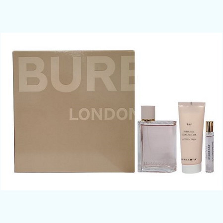 Burberry Her Eau De Parfum 3 PCS Gift Set for Women 