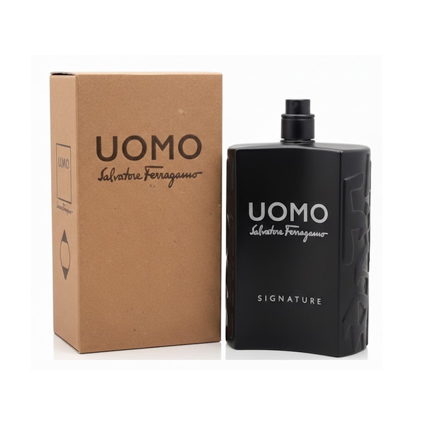 Salvatore Ferragamo UOMO Signature EDP 3.4 oz for Men (As Seen In Picture)