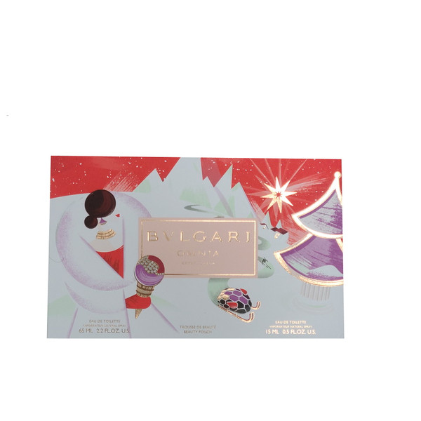 Bvlgari Omnia Crystalline Eau De Toilette 3 PCS Gift Set 