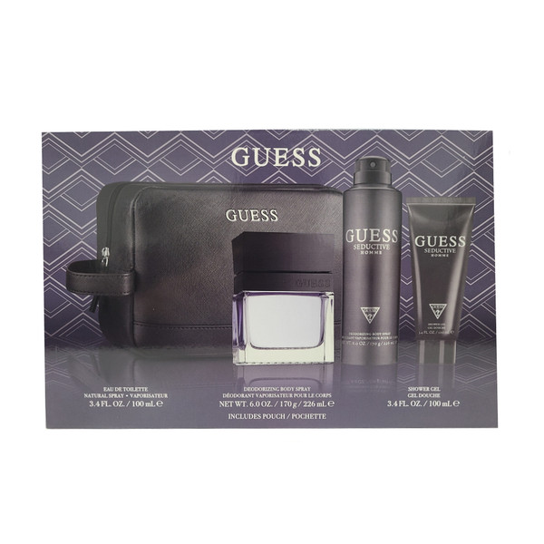 Guess Seductive Homme Eau de Toilette 4PCS Gift Set For Men 