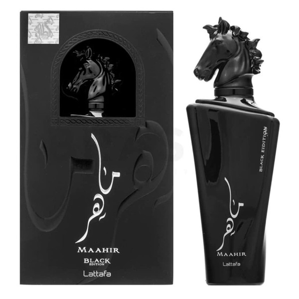 Lattafa Maahir Black Edition for Unisex Spray Eau de Parfum  3.4 oz/ 100 ml