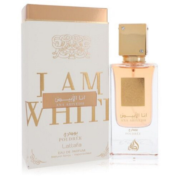Lattafa Ana Abiyeh I Am White (Poudree) Eau De Parfum Spray (Unisex) 2.04 oz 
