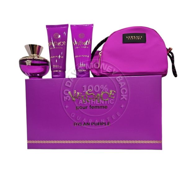 Versace Pour Femme Dylan Purple 4 Pcs Gift Set 