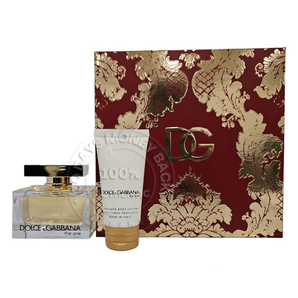 Dolce & Gabbana The One 2 Pc Women Gift Set (2.5 oz EDP & 1.7 oz Body Lotion)