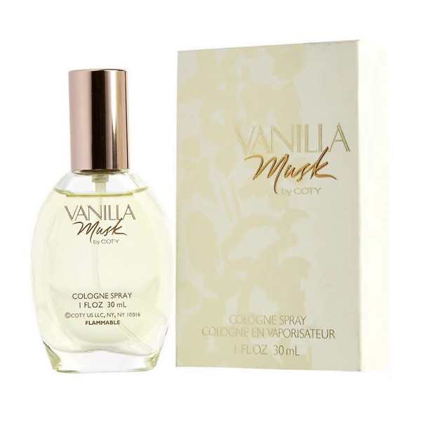 Coty Vanilla Musk Cologne 1.0 oz / 30 ml Spray 