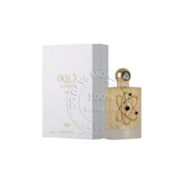 Tharwah Gold by Lattafa EDP 3.4 oz / 100 ml Spray for Unisex