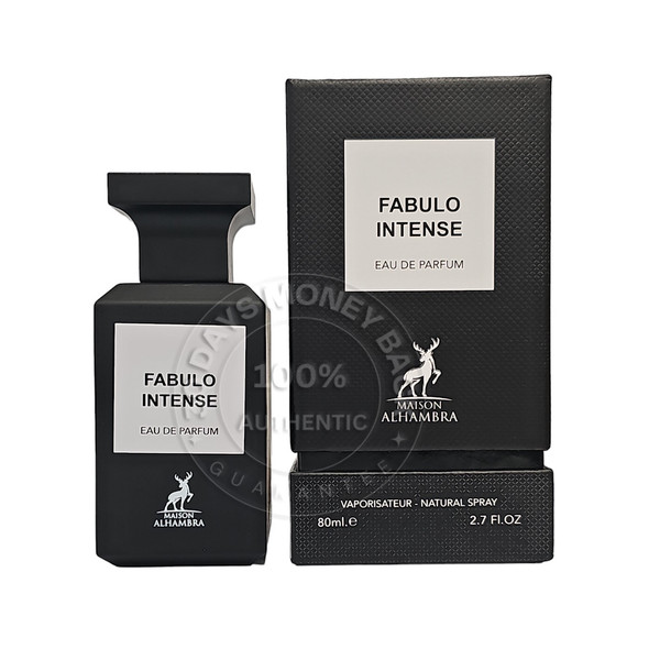 Fabulo Intense by Maison Alhambra 2.7 oz / 80 ml EDP Spray for Men