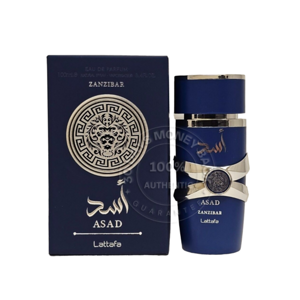 Lattafa Asad Zanzibar 3.4 oz / 100 ml Eau de Parfum Spray for Men