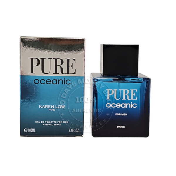 Karen Low Pure Oceanic EDT 3.4 oz/ 100 ml Spray For Men