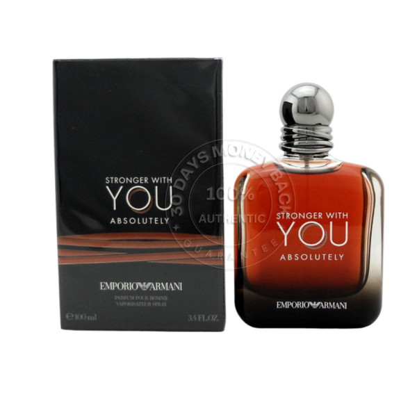 Emporio Armani Stronger With You Absolutely 3.4 oz PARFUM Pour Homme Spray