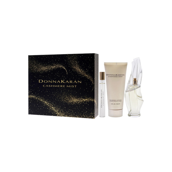 Donna Karan Cashmere Mist 3 Piece Gift Set For Women (NEW)