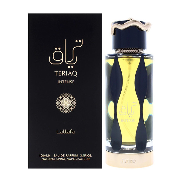 Lattafa Teriaq Intense Eau de Parfum 3.4 oz / 100ml Spray For Unisex