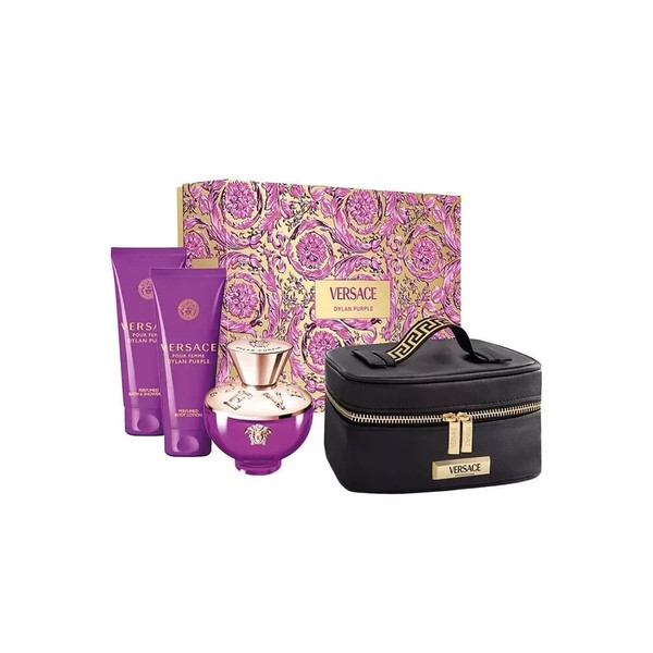 Versace Pour Femme Dylan Purple Eau De Parfum 4 Pcs Gift Set For Women